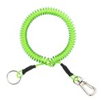 Mini Skater 1 Adet Balıkçı Bobini Kordonu Geri Çekilebilir Plastik Güvenli Halat Çelik Tel Çubuk İçinde Balık Tutma Pensesi, Kayık, Sörf, Tekne ve Yürüme için Sabitleme Aletleri (Yeşil)