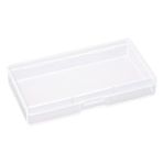 Mini Skater yüksek şeffaflık görünür bir plastik kutu şeffaf saklama kutusu Fall Kapak kullanım Organisation küçük parçalar, Wattestaebchen, süsleme, kalemler için ve daha fazlası.