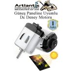 Mini Solar Motor 1 Adet Varistor Dc Motor Güneş Paneline Uyumlu Motor 3 Volt Deney Okul Proje Hobi Yüksek Devirli