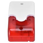 Mini Strobe Siren Kablolu Alarm Sesi Ev Güvenliği İçin Ses Sesi LED Flash Light Boynuz DC12V Mağazalar, Daireler, ABS Malzemesi Için