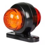 Mini Takoz Led Lamba Sari Kirmizi 12-24V (10 Adet)