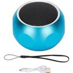 Mini Taşınabilir Bluetooth Hoparlör Sevimli Minik Kablosuz Hoparlör Boyun Askısı ile Duş Bisiklet Araba Seyahat Mavi (Yurt Dışından)