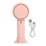 Mini Taşınabilir Fan, USB El Tipi Fan, 2000mAh Type‑C Şarj Edilebilir Pilli Bladeless Fan, 3 Seviye Ayarı, Ofis Yatakhane Masası Pilipane için Mini USB Fan