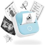 Mini Termal Yazıcı, HD Görüntülü Baskı Kalitesi, Ders Notu veya Resim Çıkarılabilir, Bluetooth Bağlantılı App Kullanımı, Uzun Şarj Ömrü, Çocuklar ve Yetişkinler İçin Mini Termal Etiket Yazıcısı