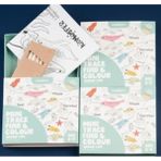 Mini Trace Find and Colour Ocean Life Poster / Kidmosfer / 8696058890223