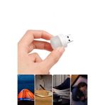 Mini USB LED Gece Lambası - Powerbank ve Laptop Uyumlu Ortam Işığı (10, Gün Işığı)