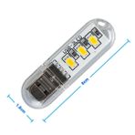 Mini Usb Led Lamba 5730 Smd 3 Led Anahtarlık Portatif Taşınabilir Gece Lambası Masa Aydınlatma Kamp Bilgisayar Laptop Powerbank Adaptör Araba