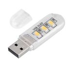 Mini Usb Led Lamba 5730 Smd 3 Led Anahtarlık Portatif Taşınabilir Gece Lambası