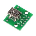 Mini Usb To Dip Çevirici Pcb Usb Haberleşme Deney Prototip 5V Usb