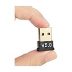 Mini V5.0 USB Bluetooth Dongle V5.0 Bluetooth Adaptör - 1 GB - Turkuaz