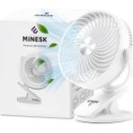 Mini Vantilatör - Masaüstü USB Fan - Klipsli Sabitleme - 360° Ayarlanabilir - Ultra Güçlü Hav