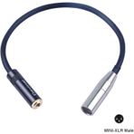 Mini Xlr Erkek 3.5 mm Dişi Çevirici Kablo