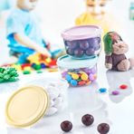 Mini Yuvarlak Saklama Kabı 3 lü 175 ml.