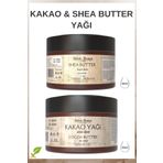 Minia Bahçe Bitki ve Sanat Atölyesi Soğuk Sıkım Shea Butter Ve Kakao Yağı, %100 Doğal & Saf, 50ml