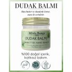 Minia Bahçe Dudak Koruyucu Balm, Naneli. %100 Saf ve Doğal