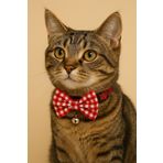 minial PAPYONLU KEDİ BOYUN TASMASI