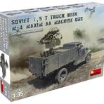 MiniArt 35186 1:35 Sovyet 1,5 t Kamyon. M-4 Maxim AA Makineli Tüfek ile birlikte.