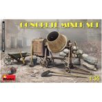 Miniart 5748686 1:35 35593 Maket Beton Mikser Seti