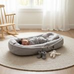 Miniboni Baby Nest Katlanır Bebek Yuvası - 40 x 67 cm - Gri