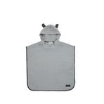 Miniboni Gri4 Katlı Müslin Unisex Bebek Panço Bornoz