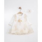 Miniborn Bebek Elbise - 3 - 6 Ay - Pembe