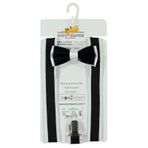 Minidamla 1-7 Yaş Erkek Çocuk Lacivert Pantolon Askısı Takımı