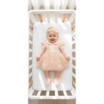 Miniday Baby Kız Bebek Mevlütlük Elbise Bandanalı Dantelli Yenidoğan Hastane Çıkışı Gelinlik Abiye Mevlitlik 4026 - 9 - 12 Ay - Somon