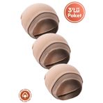 Miniel Unisex Bebek Penye Organik Pamuklu Yenidoğan 3lü Bebek Bere Set