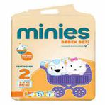Minies No:2 Mini 120 Adet Bebek Bezi