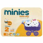 Minies No:2 Mini 60 Adet Bebek Bezi