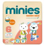 Minies No:6 XLarge 28 Adet Bebek Bezi