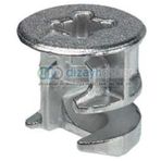 Minifix Kafa ( Gövde ) Nikel 15*18 Mm.-24 Adet