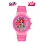 Miniflak Lisanslı L.O.L. Surprıse! Lol7210 Kız Çocuk Pembe Işıklı Kız Çocuk Kol Saati