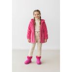 Miniğimin Cicileri Belden Bağcık Detaylı Kapüşonlu Peluş Kız çocuk mont - Pembe - 15 - 16 Yaş