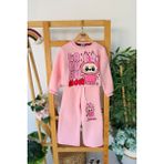 Miniğimin Cicileri Labubu Detaylı Çimalı Kışlık Kız Çocuk takım - Pembe - 4 - 5 Yaş