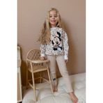 Miniğimin Cicileri Leopar Desenli Mnn Karakterli Kız Çocuk 2li takım - Taş - 9 - 10 Yaş