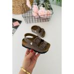 Miniğimin Cicileri Miniğimin Ciciler Yazlık Unisex Çocuk Sandalet - Krem