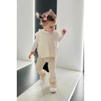 Miniğimin Cicileri Triko 3 Lü Tarz Kız Çocuk Ispanyol Takım - Krem - 9 - 10 Yaş