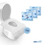 Miniguard® Klozete Atılabilir Klozet Örtüsü – Easyflush™ Özel Sistemli, Suda Çözünür, Tek Kullanımlık, Hijyenik – 24 Adet