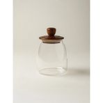 Minihol Löv Akasya Cam Kavanoz (950 Ml) - Beyaz / Şeffaf - 1