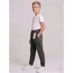 Minik Motion Erkek Cepli Spor Eşofman Altı - Günlük Kullanım Lastikli Paça Jogger Kesim - 16 Yaş - Açık Füme