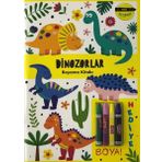 Minik Ressamlar - Dinozorlar Boyama Kitabı -Doğan ve Egmont Yayıncılık
