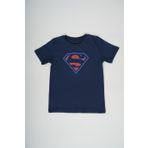 Miniko Kids ERKEK ÇOCUK LACİVERT SUPERMAN BASKILI PAMUK TİŞÖRT