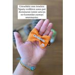 Minikpaw aksesuar Isimli Papyon Tasma Turuncu