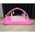 Miniks Pamuklu Bebek Oyun Halısı Çocuk Alanı - 85 x 65 cm - Pembe
