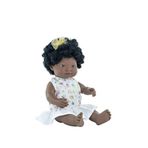 Miniland Mf And E Baby Doll African Girl Oyuncak Bebek 38 Cm
