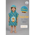 Minilee Sevimli Aslan - İsimli Çocuk Kapşonlu Panço Havlu – Deniz, Havuz ve Banyo Bornoz Pançosu 2-8 Yaş
