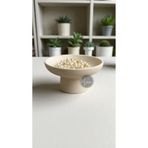 Minima Art Studio Luna – Yükseltilmiş Taş Tozu Mini Kase | Çok Amaçlı Dekoratif Obje | 12.5 cm