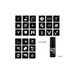Minimal 27 Desen ve Spray Tattoo Geçici Dövme Seti