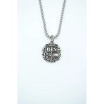 Minimal Bts Army Gümüş Kaplama Örme Zincir Kolye